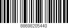 Código de barras (EAN, GTIN, SKU, ISBN): '88698205440'