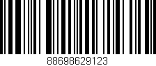 Código de barras (EAN, GTIN, SKU, ISBN): '88698629123'