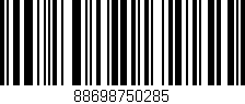 Código de barras (EAN, GTIN, SKU, ISBN): '88698750285'