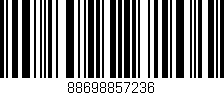 Código de barras (EAN, GTIN, SKU, ISBN): '88698857236'