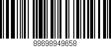 Código de barras (EAN, GTIN, SKU, ISBN): '88698949658'