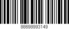 Código de barras (EAN, GTIN, SKU, ISBN): '88698993149'