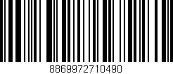Código de barras (EAN, GTIN, SKU, ISBN): '8869972710490'