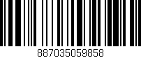 Código de barras (EAN, GTIN, SKU, ISBN): '887035059858'