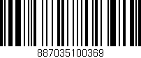 Código de barras (EAN, GTIN, SKU, ISBN): '887035100369'