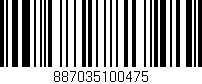 Código de barras (EAN, GTIN, SKU, ISBN): '887035100475'