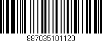 Código de barras (EAN, GTIN, SKU, ISBN): '887035101120'