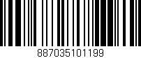 Código de barras (EAN, GTIN, SKU, ISBN): '887035101199'