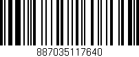 Código de barras (EAN, GTIN, SKU, ISBN): '887035117640'