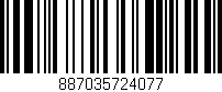 Código de barras (EAN, GTIN, SKU, ISBN): '887035724077'