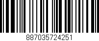 Código de barras (EAN, GTIN, SKU, ISBN): '887035724251'