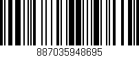 Código de barras (EAN, GTIN, SKU, ISBN): '887035948695'