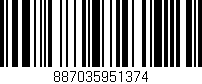 Código de barras (EAN, GTIN, SKU, ISBN): '887035951374'