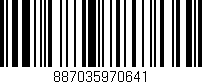 Código de barras (EAN, GTIN, SKU, ISBN): '887035970641'