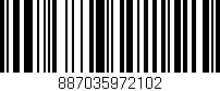 Código de barras (EAN, GTIN, SKU, ISBN): '887035972102'