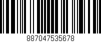 Código de barras (EAN, GTIN, SKU, ISBN): '887047535678'