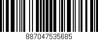 Código de barras (EAN, GTIN, SKU, ISBN): '887047535685'