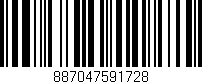 Código de barras (EAN, GTIN, SKU, ISBN): '887047591728'