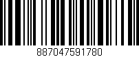 Código de barras (EAN, GTIN, SKU, ISBN): '887047591780'