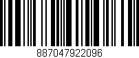 Código de barras (EAN, GTIN, SKU, ISBN): '887047922096'