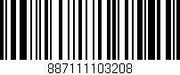 Código de barras (EAN, GTIN, SKU, ISBN): '887111103208'