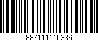 Código de barras (EAN, GTIN, SKU, ISBN): '887111110336'