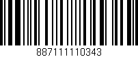 Código de barras (EAN, GTIN, SKU, ISBN): '887111110343'