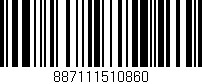 Código de barras (EAN, GTIN, SKU, ISBN): '887111510860'