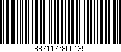 Código de barras (EAN, GTIN, SKU, ISBN): '8871177800135'