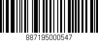 Código de barras (EAN, GTIN, SKU, ISBN): '887195000547'