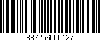 Código de barras (EAN, GTIN, SKU, ISBN): '887256000127'
