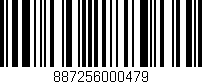 Código de barras (EAN, GTIN, SKU, ISBN): '887256000479'