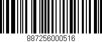 Código de barras (EAN, GTIN, SKU, ISBN): '887256000516'