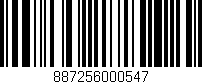 Código de barras (EAN, GTIN, SKU, ISBN): '887256000547'