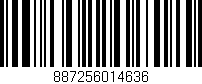Código de barras (EAN, GTIN, SKU, ISBN): '887256014636'