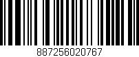 Código de barras (EAN, GTIN, SKU, ISBN): '887256020767'