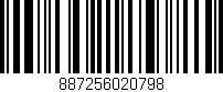 Código de barras (EAN, GTIN, SKU, ISBN): '887256020798'