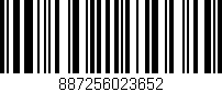 Código de barras (EAN, GTIN, SKU, ISBN): '887256023652'