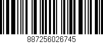 Código de barras (EAN, GTIN, SKU, ISBN): '887256026745'