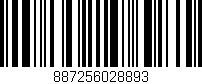 Código de barras (EAN, GTIN, SKU, ISBN): '887256028893'