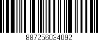 Código de barras (EAN, GTIN, SKU, ISBN): '887256034092'