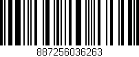 Código de barras (EAN, GTIN, SKU, ISBN): '887256036263'