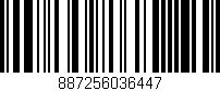 Código de barras (EAN, GTIN, SKU, ISBN): '887256036447'