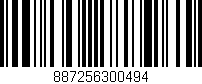 Código de barras (EAN, GTIN, SKU, ISBN): '887256300494'