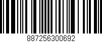 Código de barras (EAN, GTIN, SKU, ISBN): '887256300692'