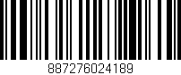 Código de barras (EAN, GTIN, SKU, ISBN): '887276024189'
