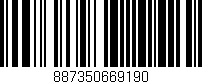 Código de barras (EAN, GTIN, SKU, ISBN): '887350669190'