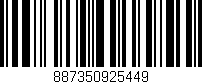 Código de barras (EAN, GTIN, SKU, ISBN): '887350925449'