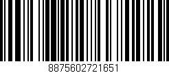 Código de barras (EAN, GTIN, SKU, ISBN): '8875602721651'