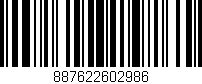 Código de barras (EAN, GTIN, SKU, ISBN): '887622602986'